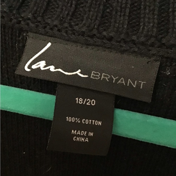 Plus Size Lane Bryant V neck Sweater - Picture 3 of 3